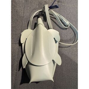 Chantecaille limited edition sea turtle small crossbody bag green excellent pre